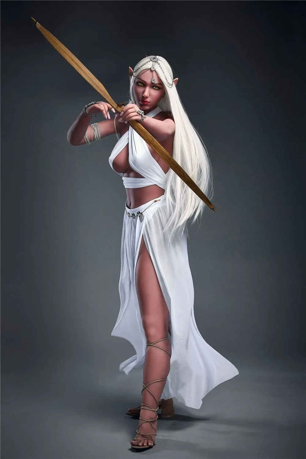 Irontech | Scarlet -5ft 5/166cm(2.0) White-Haired Elf TPE Sex Doll view 3