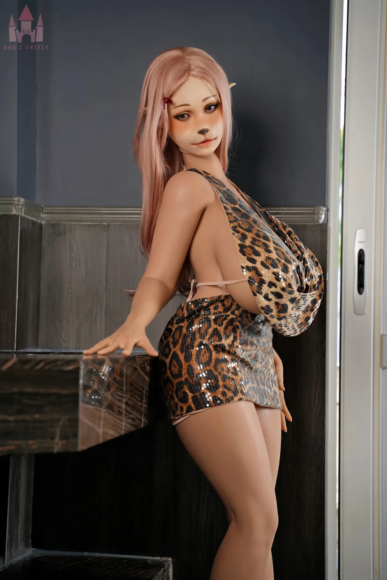 Dolls Castle | Celestine - 4ft 11/150cm N-Cup Silicone Sex Doll With Furry Face view 2