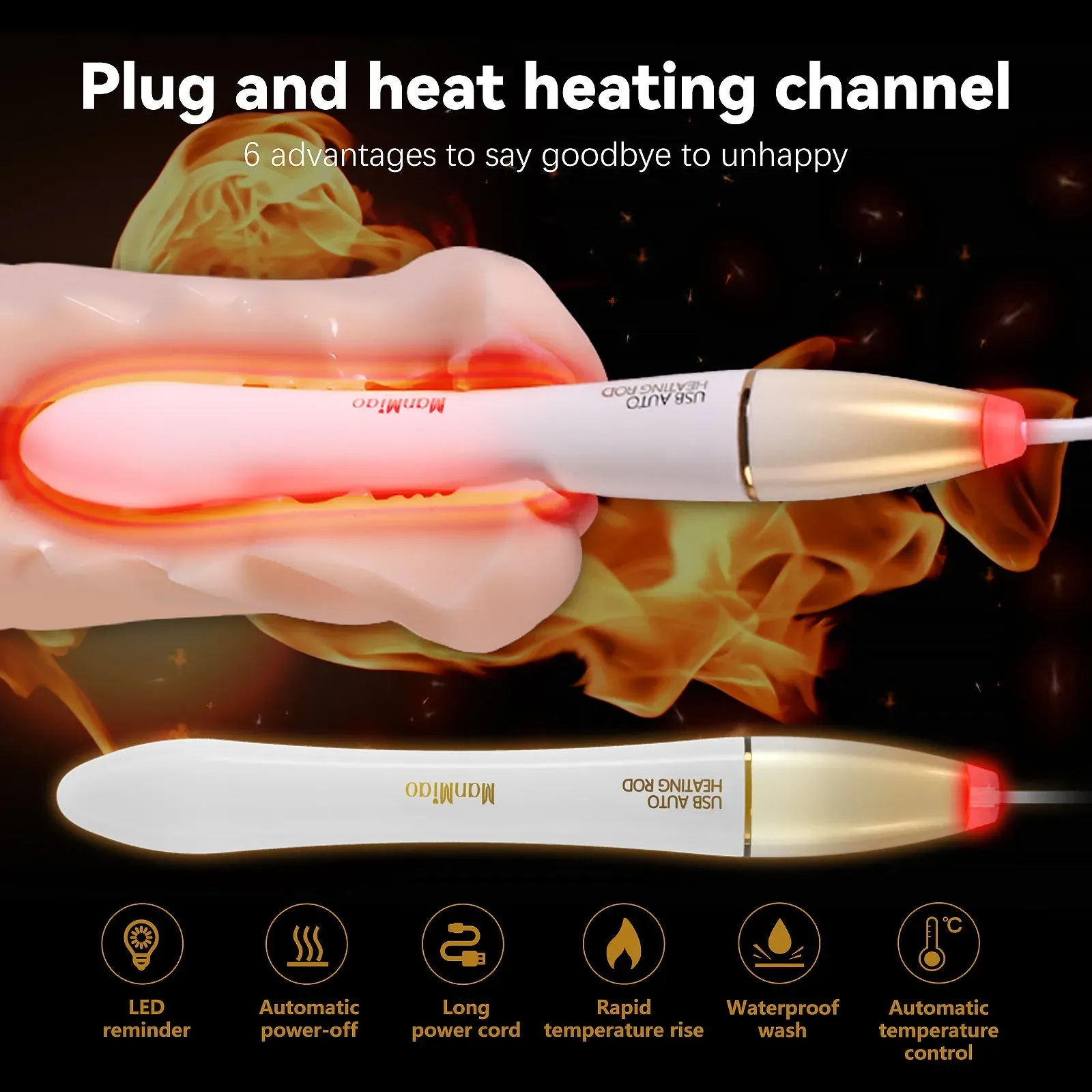 Vagina heating rod view 6