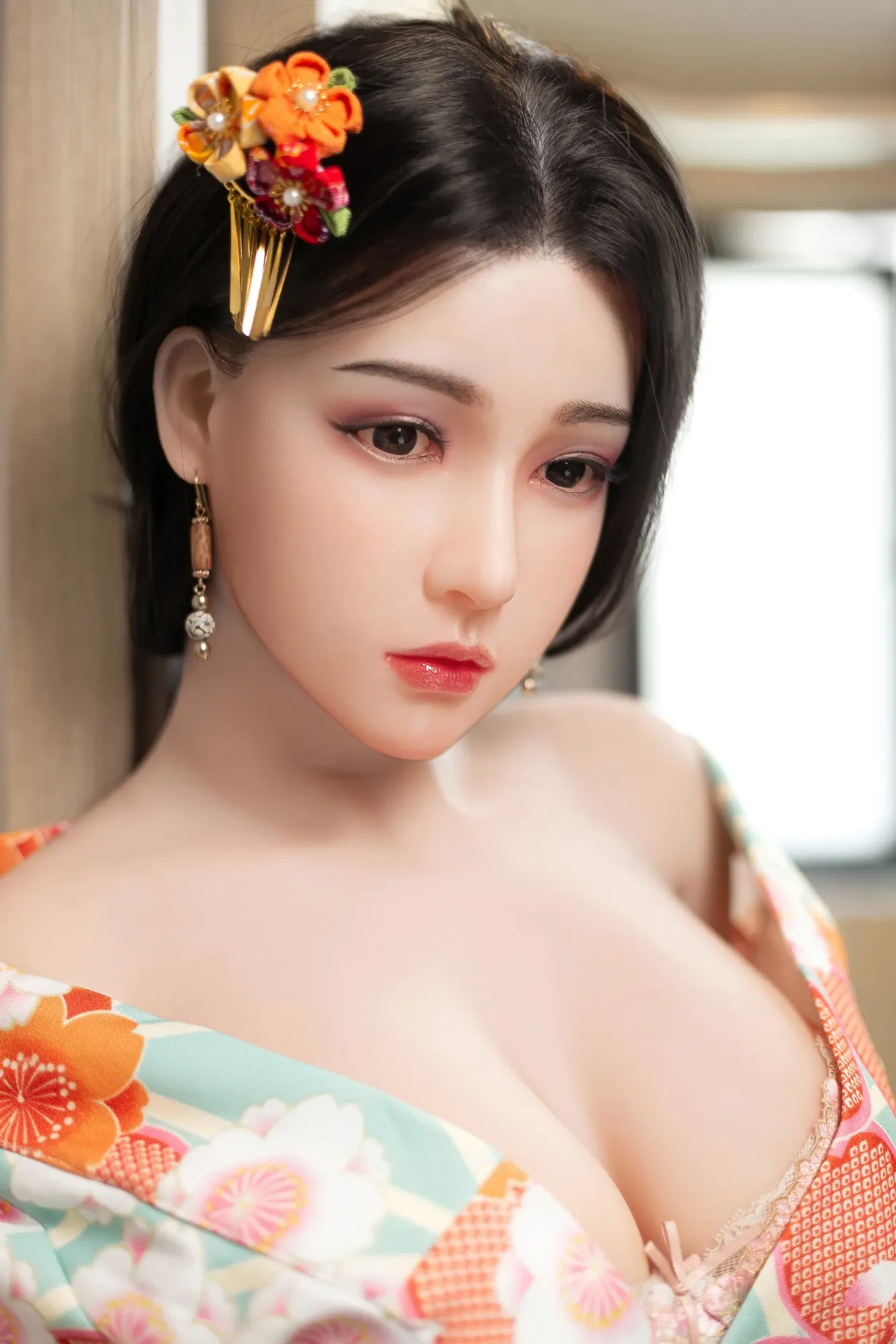 AIBEI | Jill- 5ft2/158cm Medium Breast Silicone Head+TPE Body Sex Doll view 6