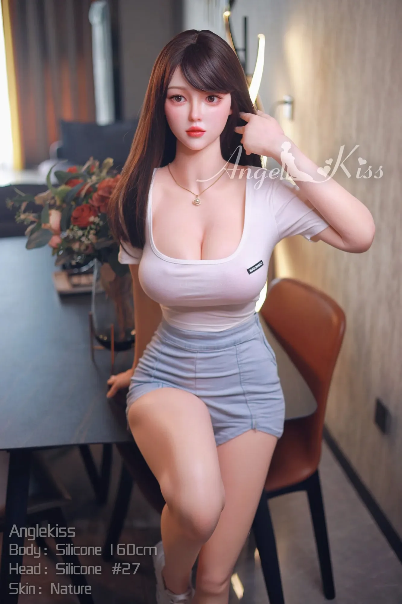Angel Kiss | 160cm/5ft3 D-cup Silicone Sex Doll – Tracy Judd view 3