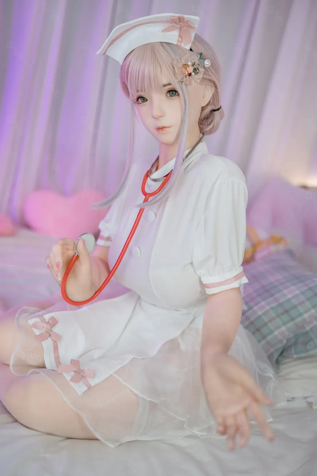 JR | Hana - 5Ft 2(157cm) Sexy Japanese Nurse Silicone Sex Doll view 4