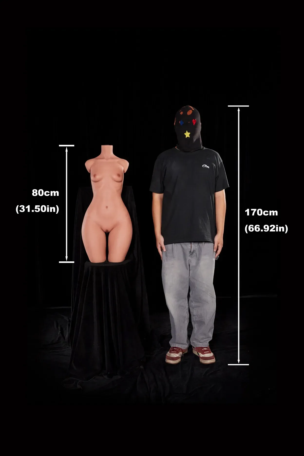 Climax Doll | 2ft 7/80cm A-Cup Ultra-Lightweight Silicone Sex Torso 881#, CLM ULW Series view 6
