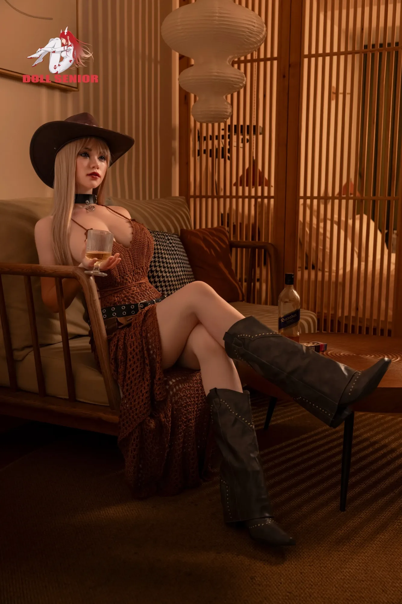 Doll Senior | Bonnie-5ft3/163cm E Cup Silicone ROS Head Sex Doll view 7