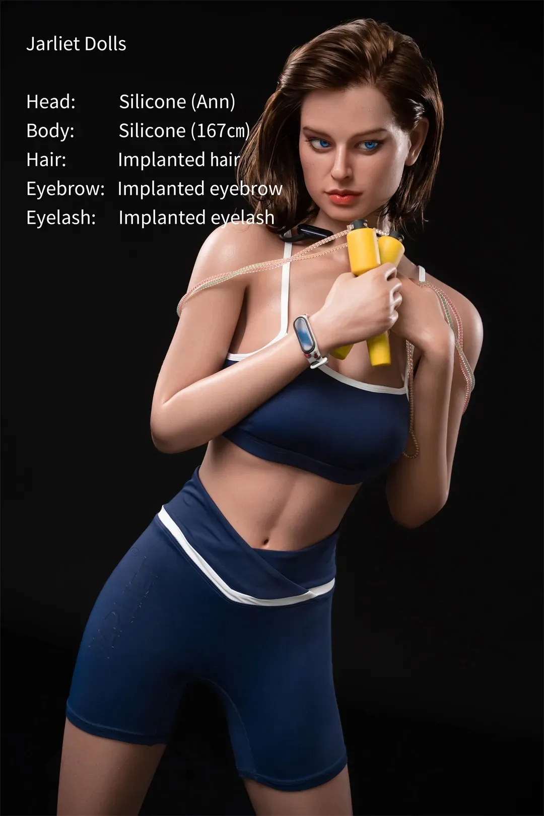 Jarliet丨Ann -5ft 5/167cm Athletic Style Full Silicone Sex Doll view 5