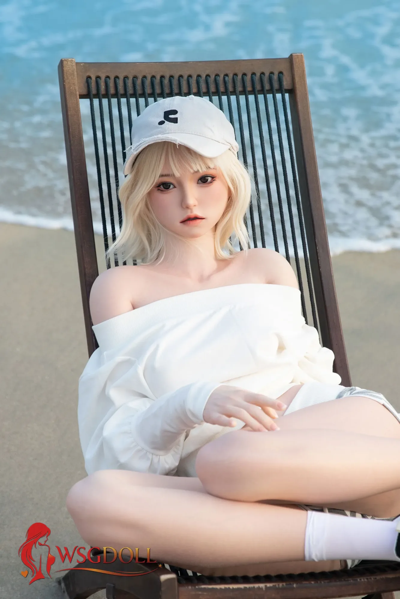 WSG | Gia -5ft 4/164cm B-Cup Asian-Style Blonde Silicone Sex Doll view 7
