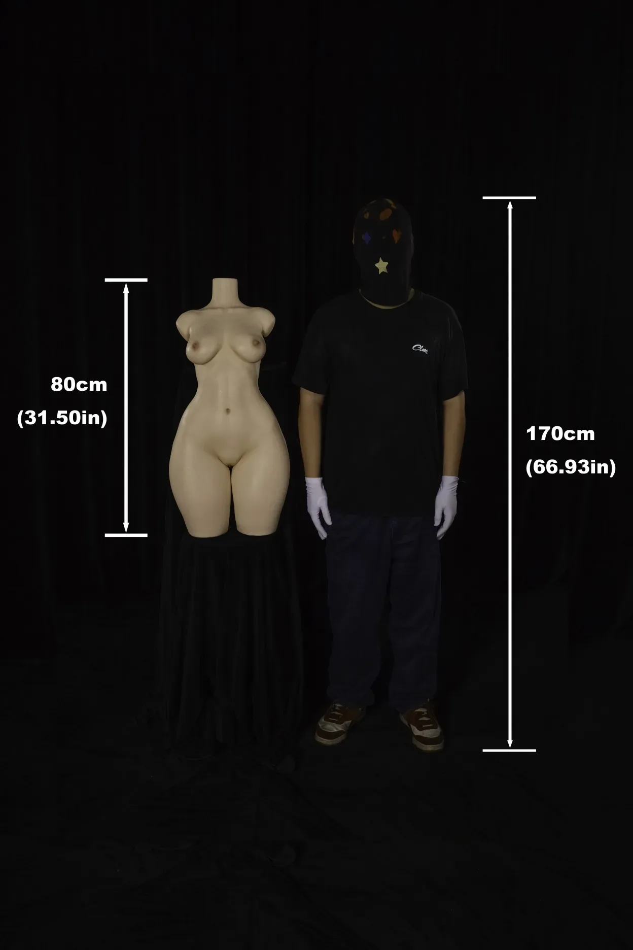 Climax Doll | 2ft 7/80cm E-Cup Ultra-Lightweight Silicone Sex Torso 882#, CLM ULW Series view 8
