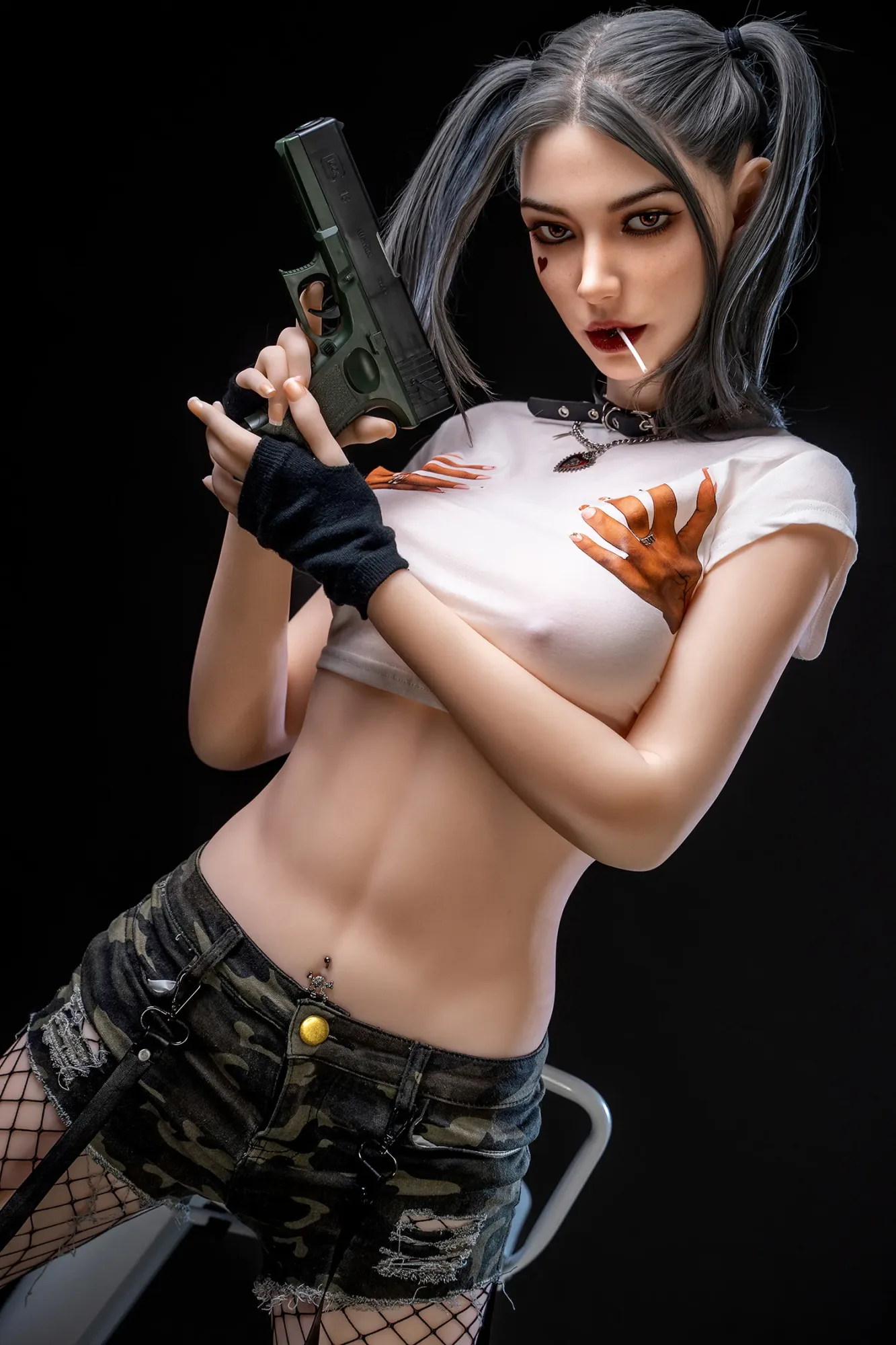 SY Doll丨Harley -5ft 8/173cm Movable Jaw Silicone Head Sex Doll view 4