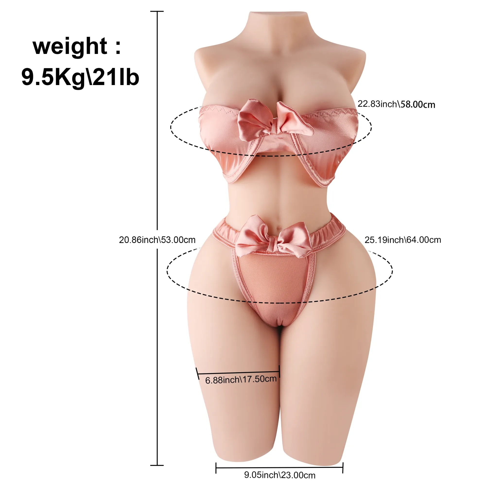 Page - 64cm/25.20in Torso Sex Doll (In Stock US) view 6
