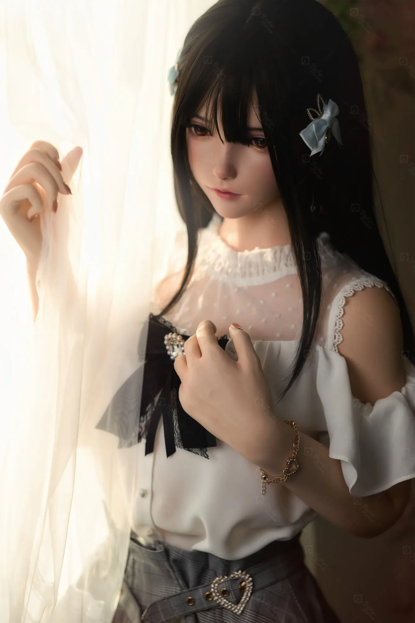 JR | Kaori - 4Ft 11(150cm) Japanese JK skirt Silicone Sex Doll view 5