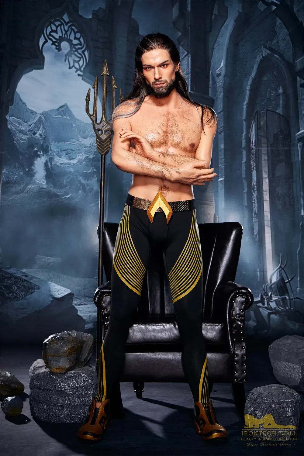Irontech | Thomas - 5ft7 (170cm) Aquaman Silicone Male Sex Doll view 5