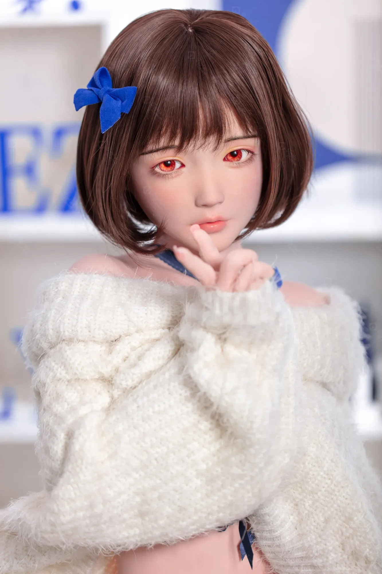 JR | Yumi - 4Ft 10(148cm) Japanese Sweater Girl Silicone Sex Doll view 2