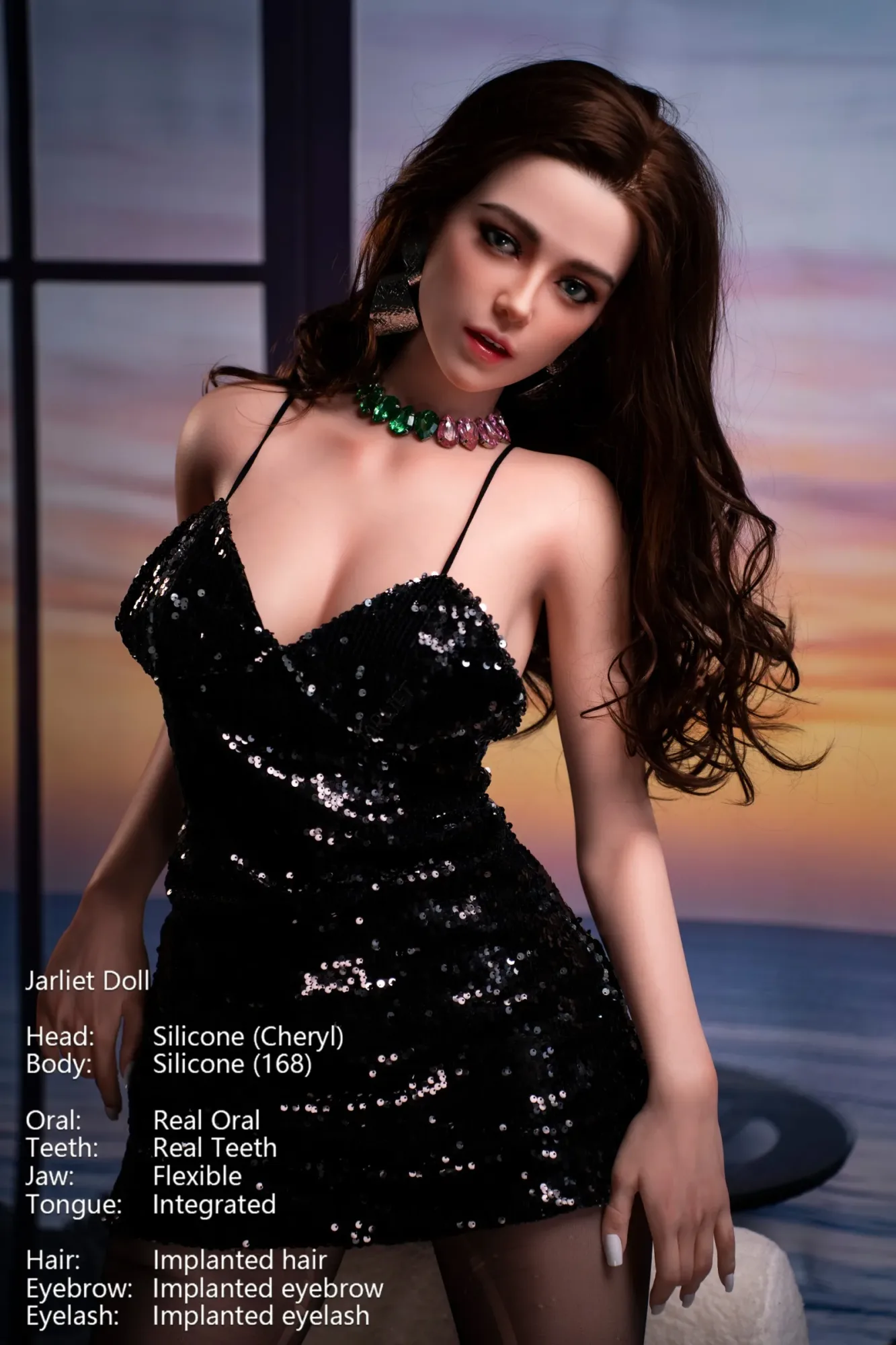 Jarliet | Cheryl -5ft 6/168cm D-Cup ROS Head Silicone Sex Doll