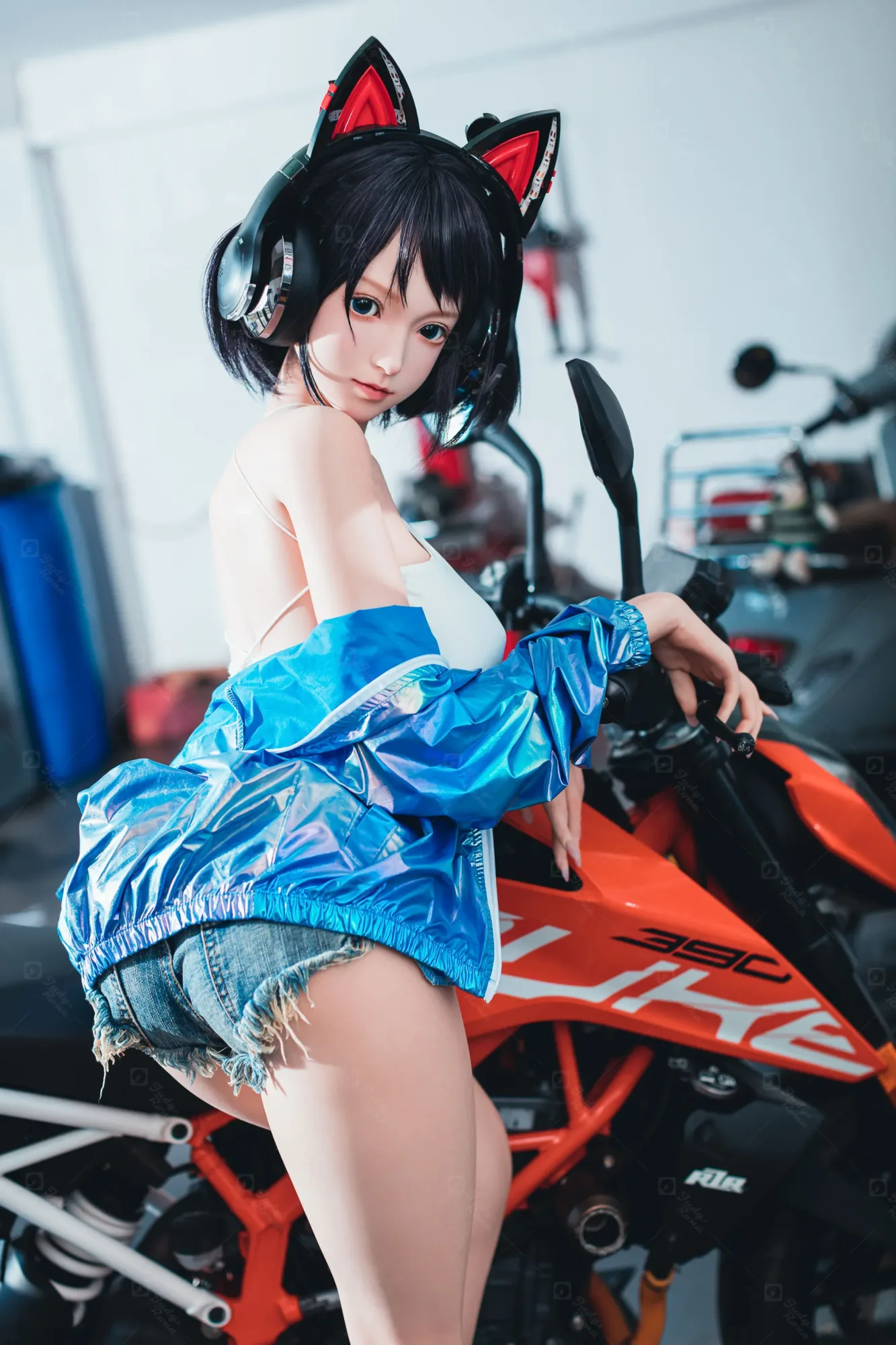 JR | Kira - 5Ft 2(158cm) Japanese Motorcycle Girl Silicone Sex Doll view 6