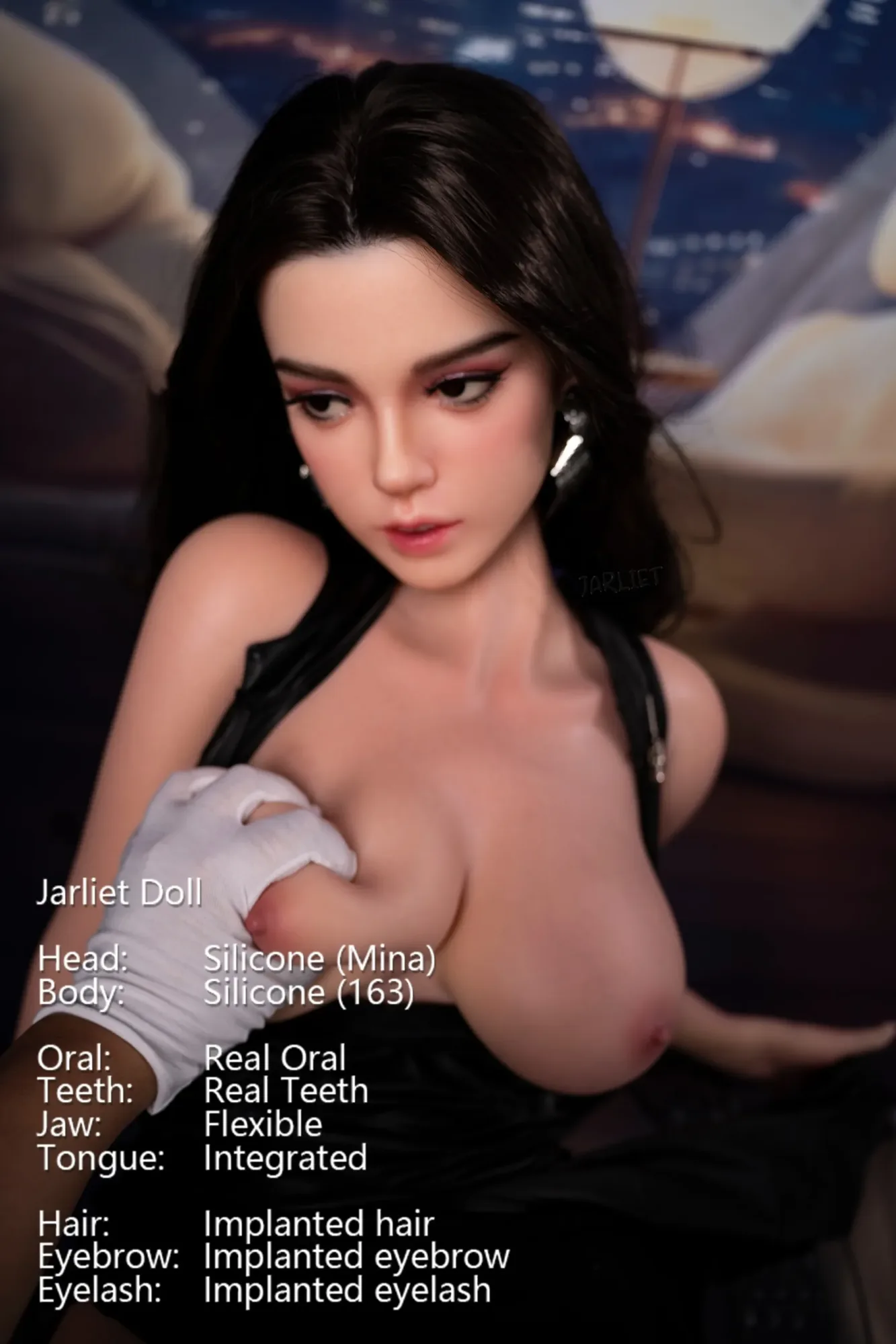 Jarliet | Mina -5ft 3/163cm Fair ROS Head Full Silicone Asian Sex Doll view 4