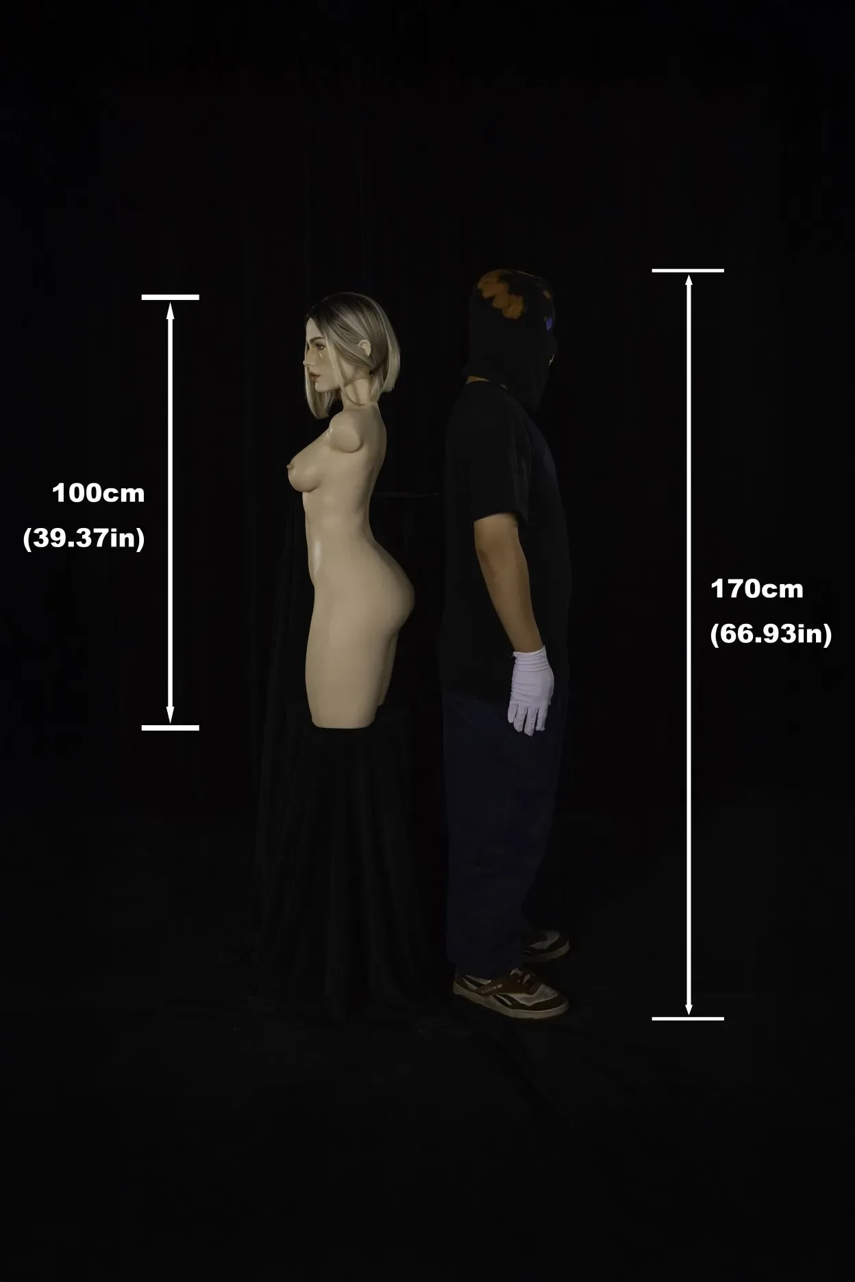 Climax Doll | 3ft 3/100cm E-Cup Ultra-Lightweight Silicone Sex Torso 882# With Head Eydis, CLM ULW Series view 8
