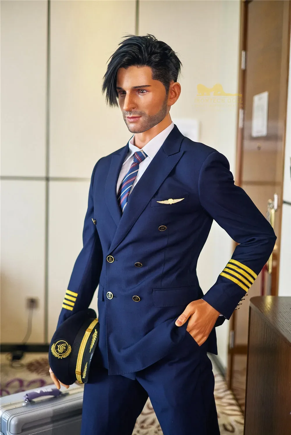 Irontech | George - 5ft9 (176cm) Pilot Silicone Male Sex Doll view 4