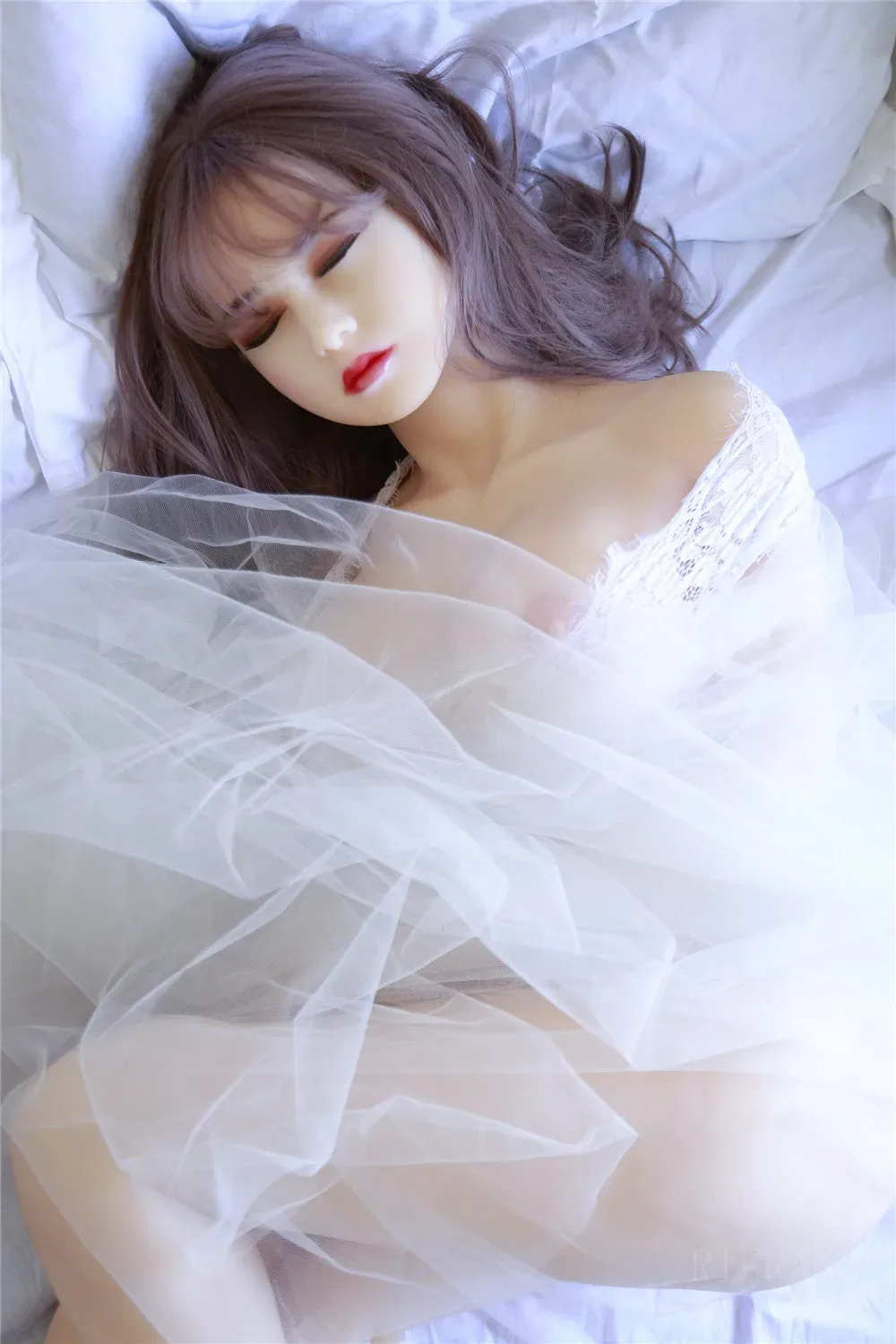 Agnes - 152cm (5ft) Big Breasts Realistic Sex Doll With Pretty Curly Hair view 2