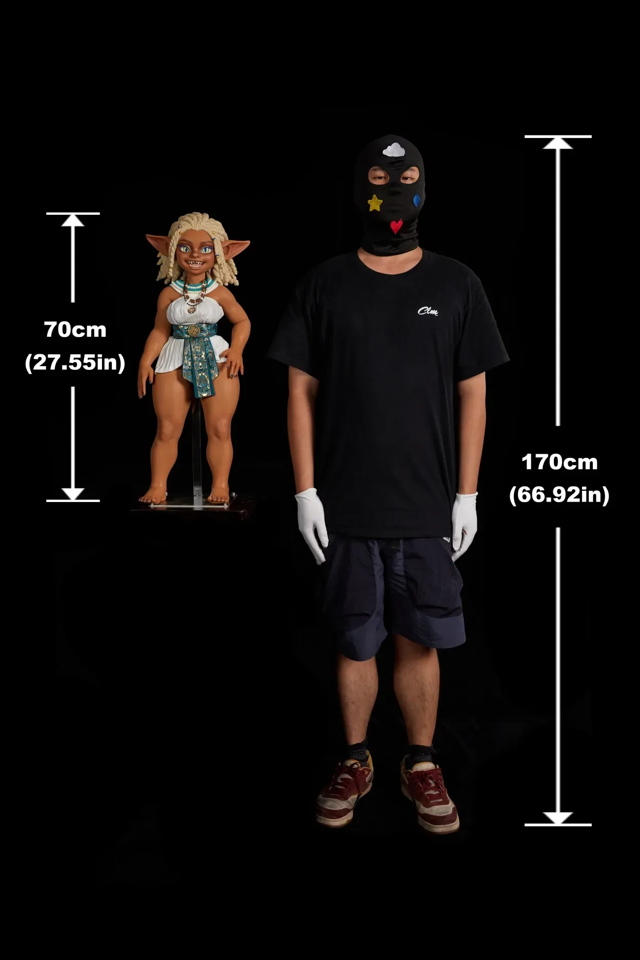 Climax Doll | 2ft 4/70cm Silicone Sex Doll Si70 AT Suntan Kaela, CLM Classic Series view 3
