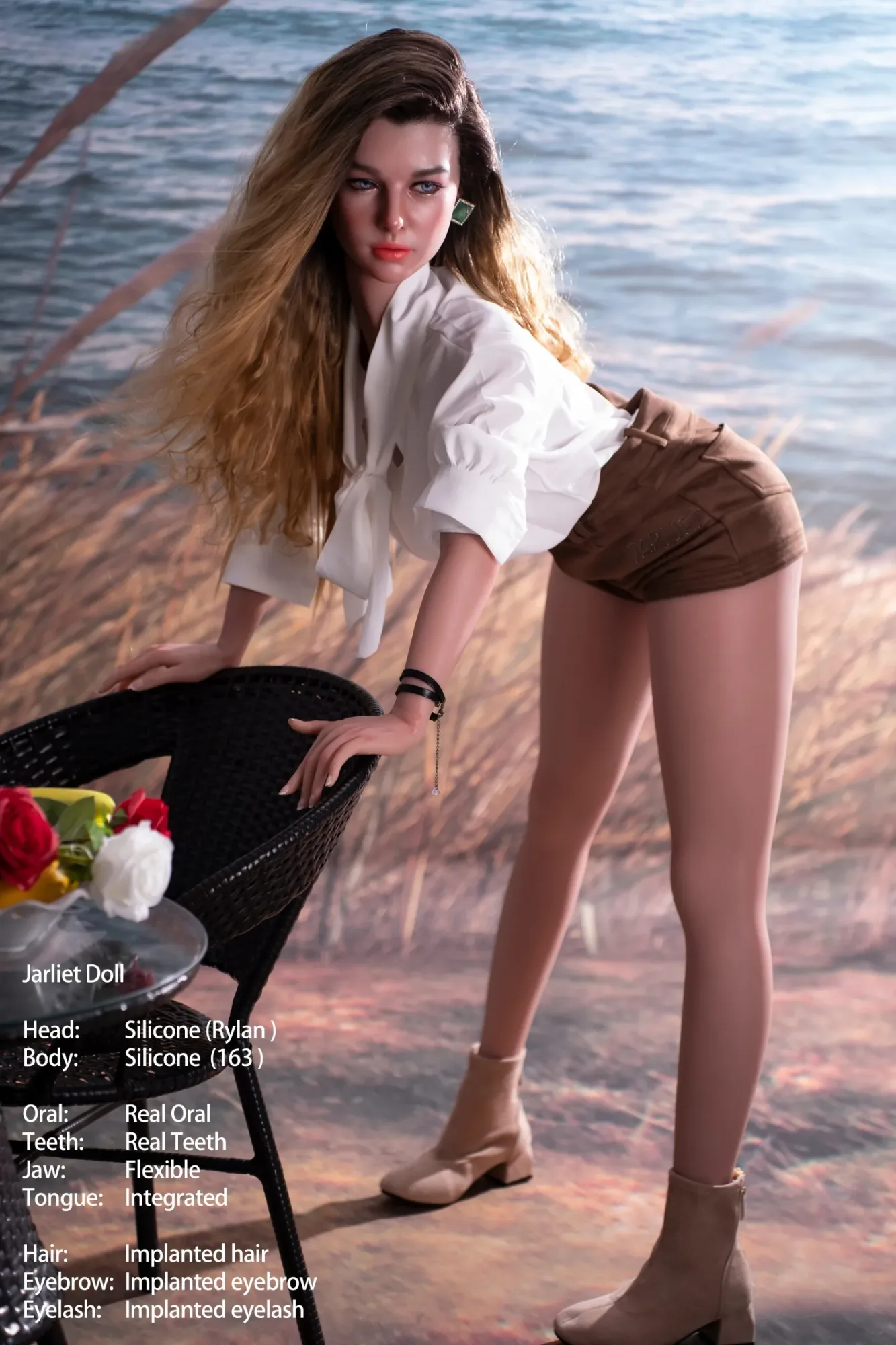 Jarliet丨Rylan -5ft 3/163cm ROS Head Full Silicone Sex Doll view 3