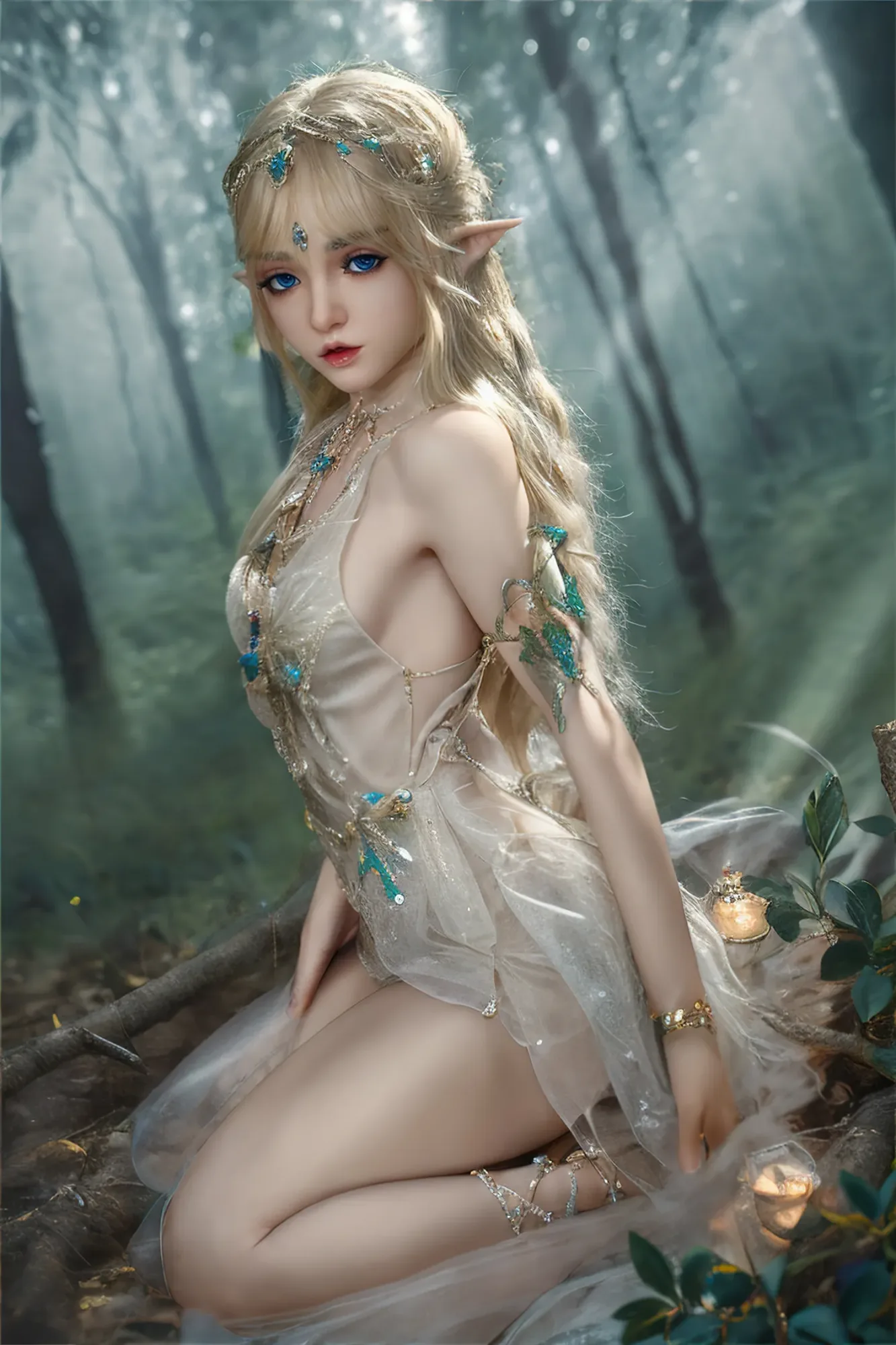 SY Doll丨Elsie -4ft 11/150cm Small Breast ROS Silicone Head Sex Doll view 4