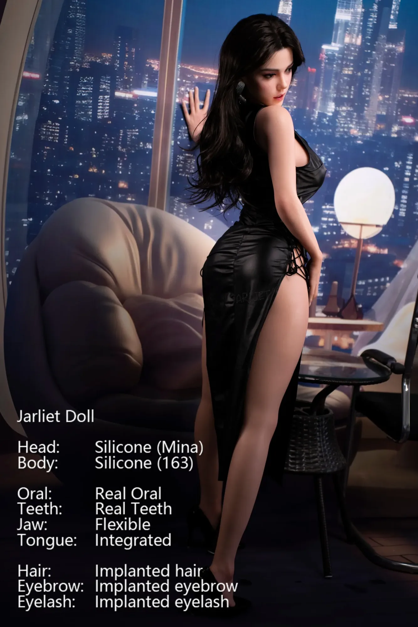 Jarliet | Mina -5ft 3/163cm Fair ROS Head Full Silicone Asian Sex Doll view 6