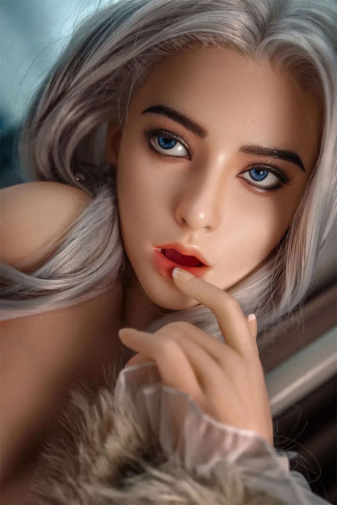 SY Doll丨Cain -5ft 5/164cm ROS Sex Doll With Option To Add Blowjob E-Hips Sucking 3 In 1 view 8