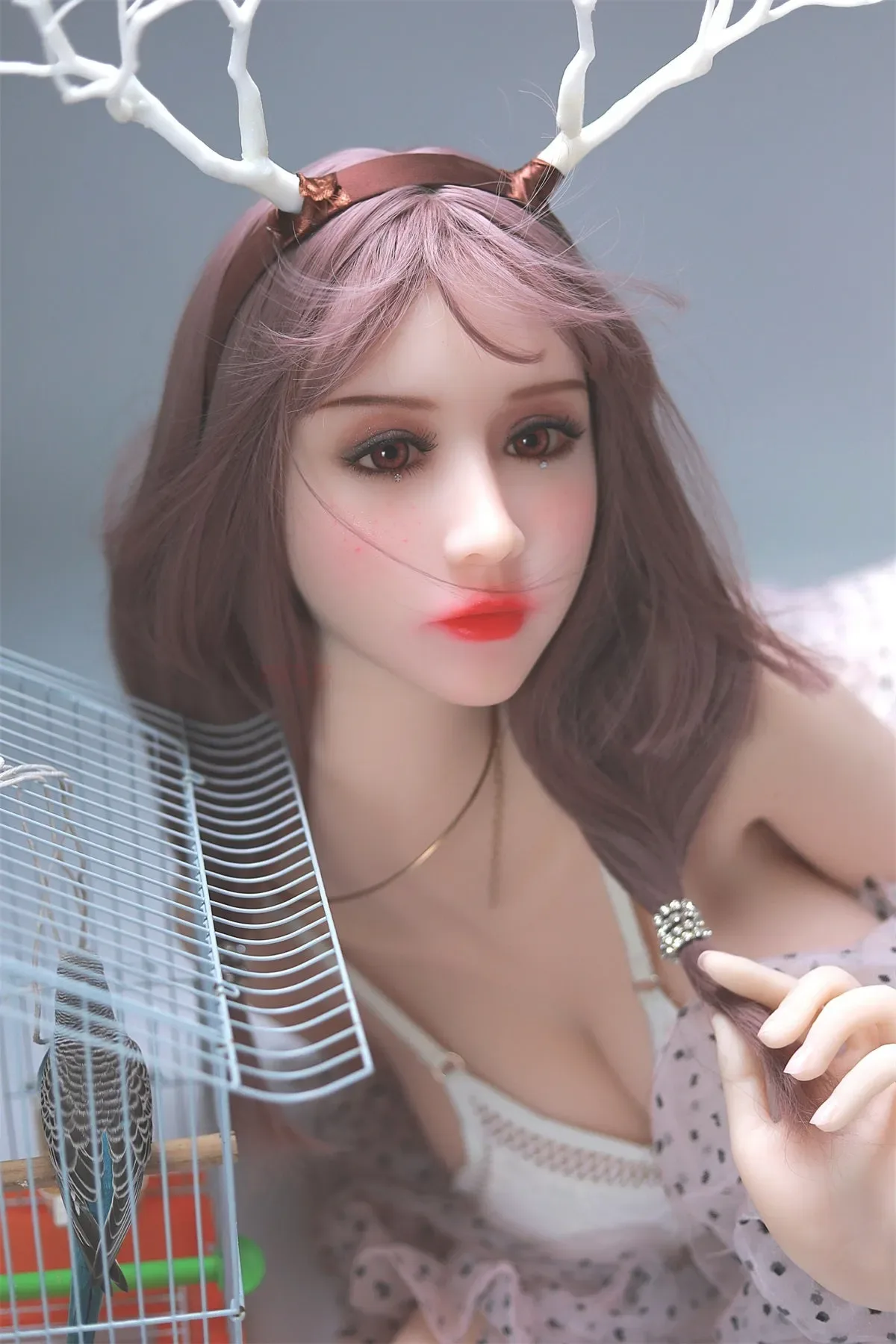 Belinda - 5ft4 (163cm) Moose Style Pretty Breasts Sex Doll With Long hair view 6