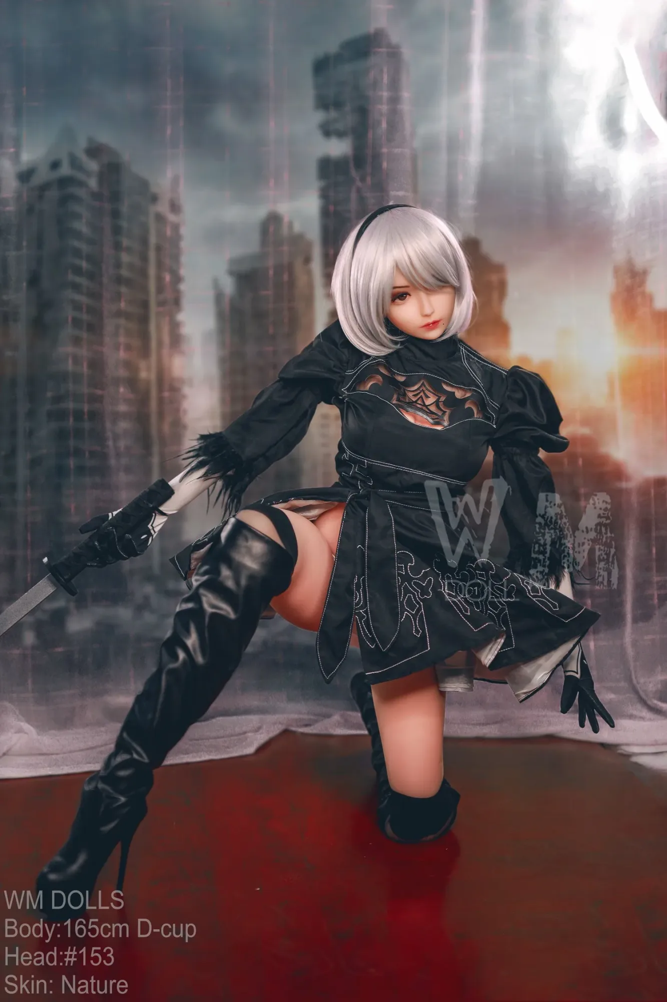 WM | 2B Anime 5ft 5/ 165cm D Cup Cosplay Sex Doll view 3