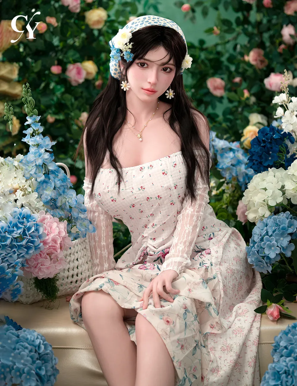 TOP-CY Doll | Una -5ft 6/167cm D-Cup Spring Silicone Head Sex Doll view 6