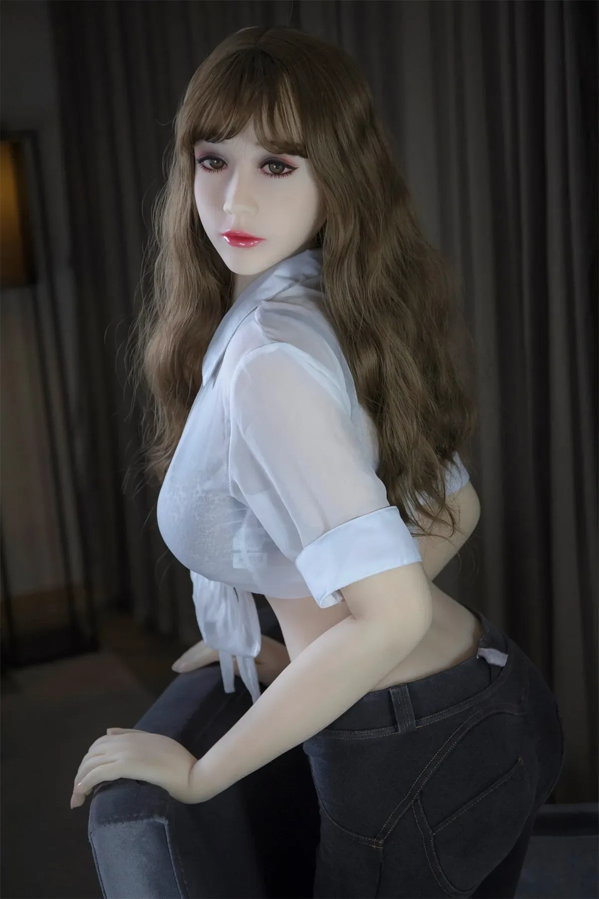 Toon - 5ft 6(165cm) Gorgeous Real Sex Doll With Blonde Curly Hair view 4