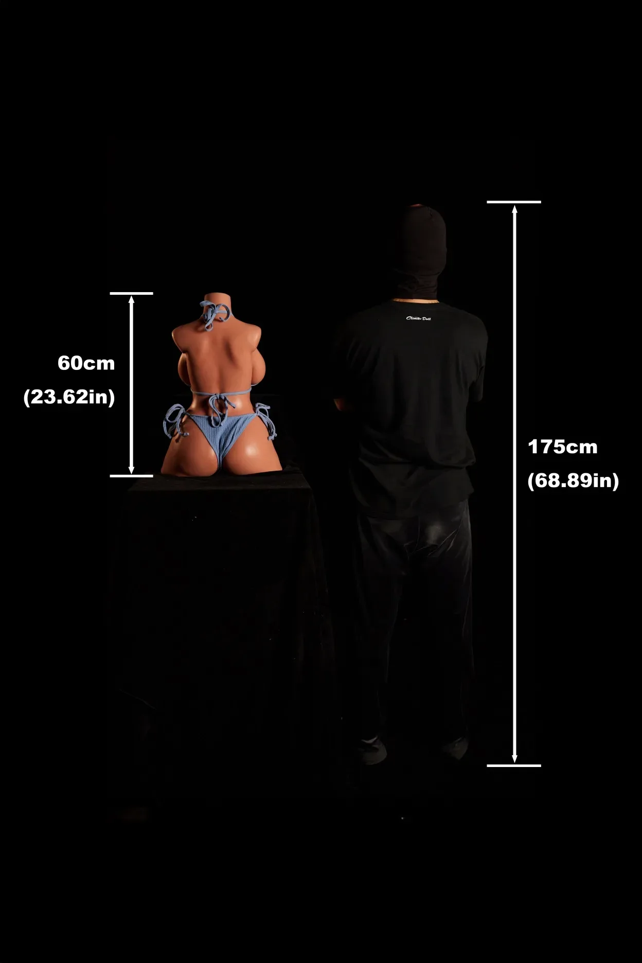 Climax Doll | 2ft /60cm G-Cup Ultra-Lightweight Silicone Sex Torso 664#, CLM ULW Series view 5