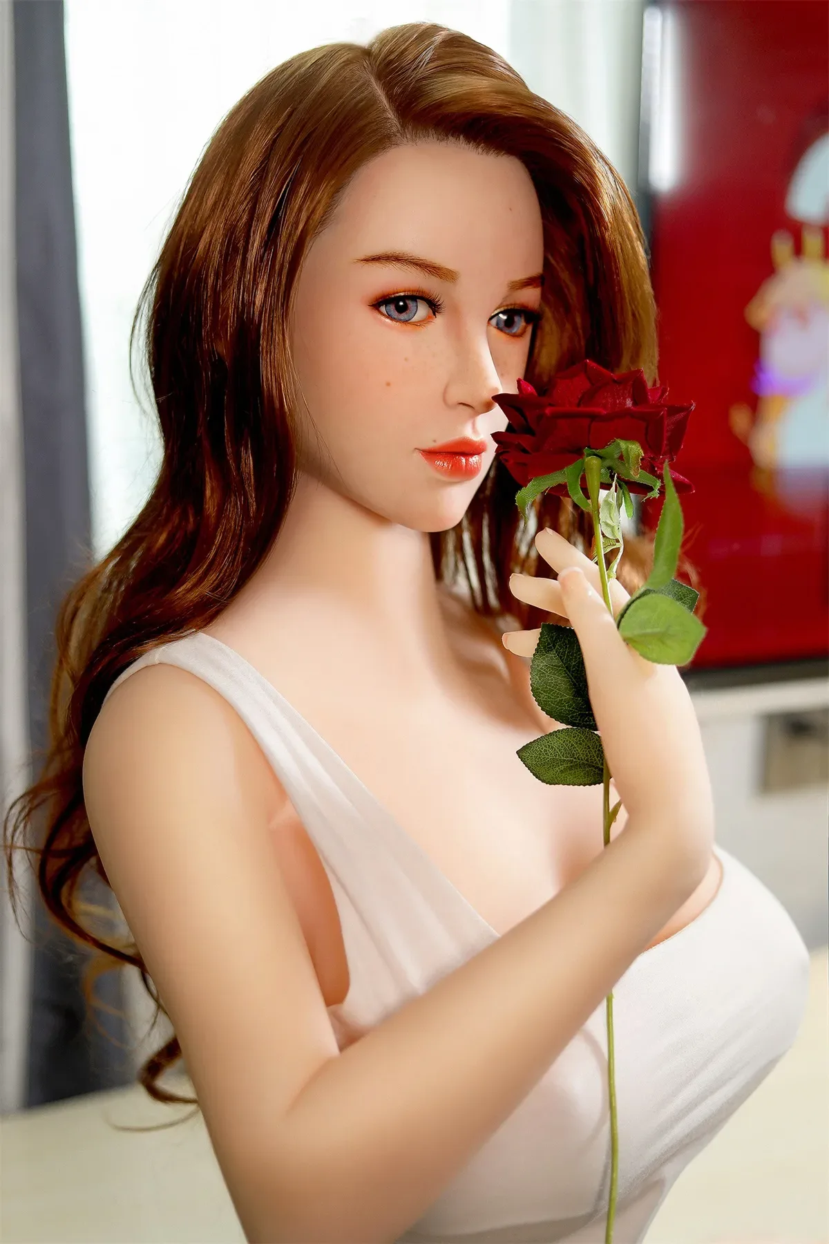 SY Doll丨Letitia -158cm (5ft2) Big Breast French Style Sex Doll With Blonde Curly Hair view 3