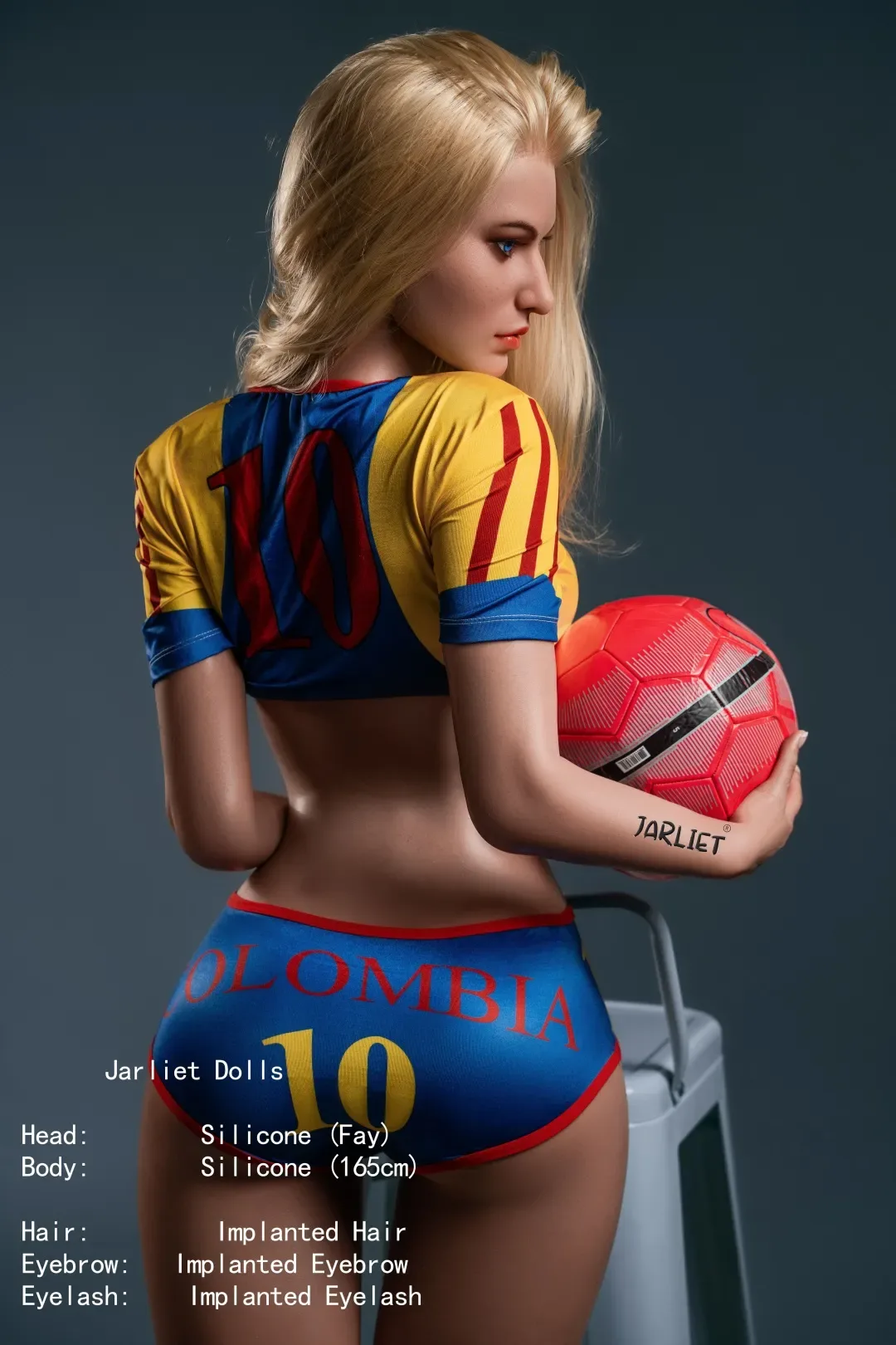 Jarliet丨Fay -5ft 4/165cm Football Babes Full Silicone Sex Doll view 5