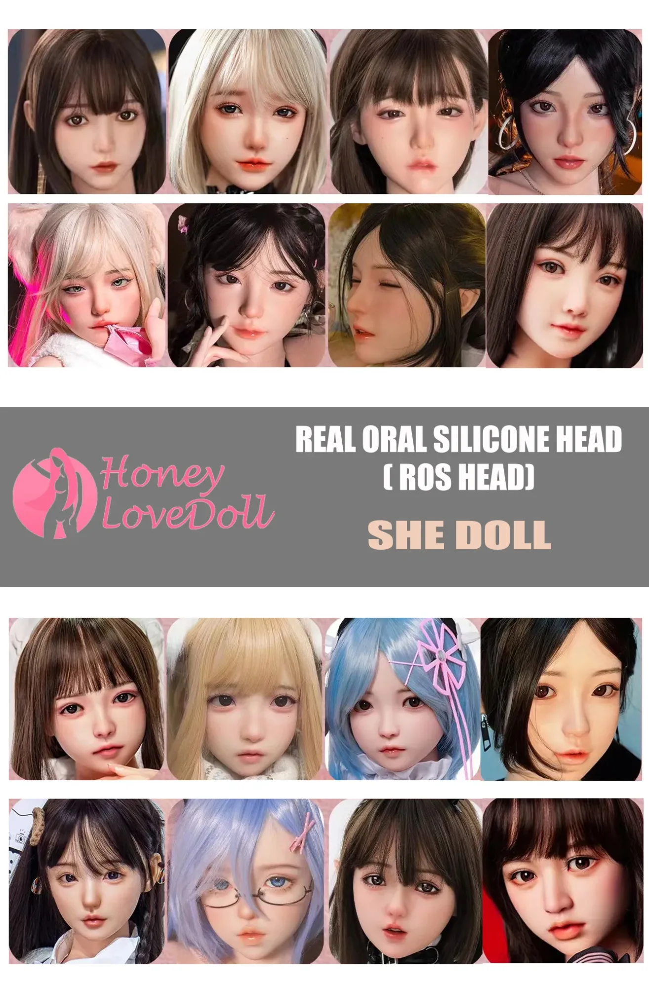 SHE Doll丨Silicone Head (Extra Doll Heads)