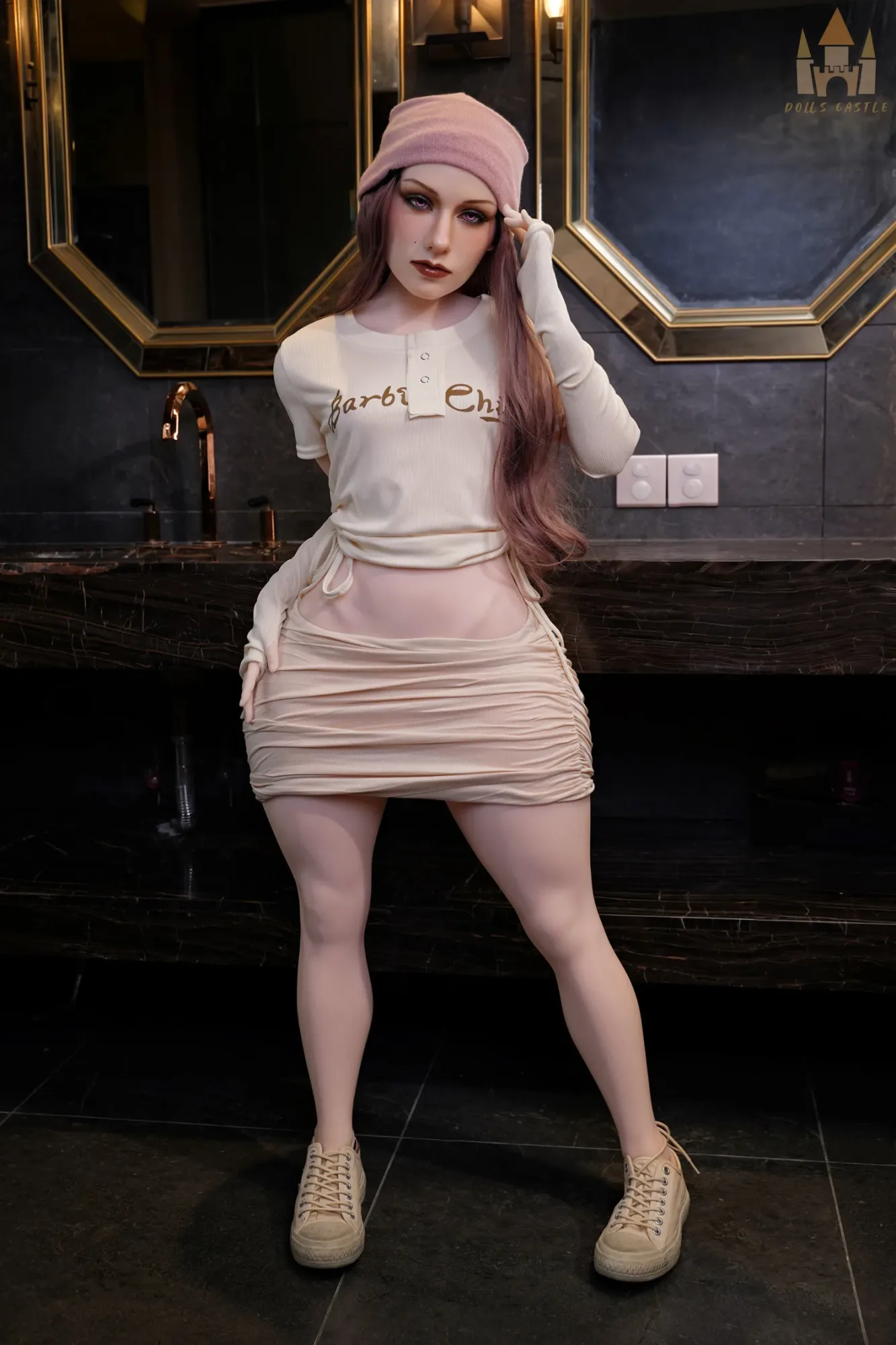 Dolls Castle | Jovelle -4ft 10/148cm B-Cup Femboy Hybrid Sex Doll With Fixed Penis view 5