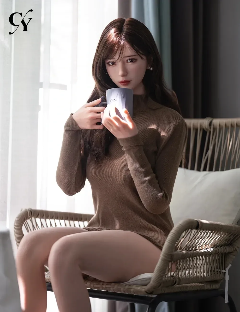 TOP-CY Doll | Una -5ft 6/168cm F-Cup ROS Head Silicone Sex Doll (In Stock EU)