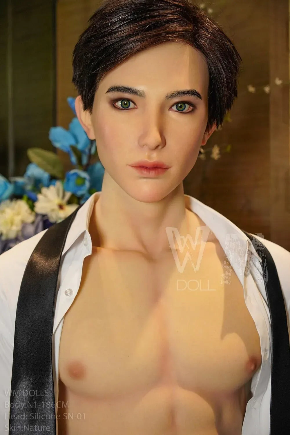 WM | Johnny (#SN-01) -6ft 1/186cm [Ultra-Light Series] Silicone Male Sex Doll view 5
